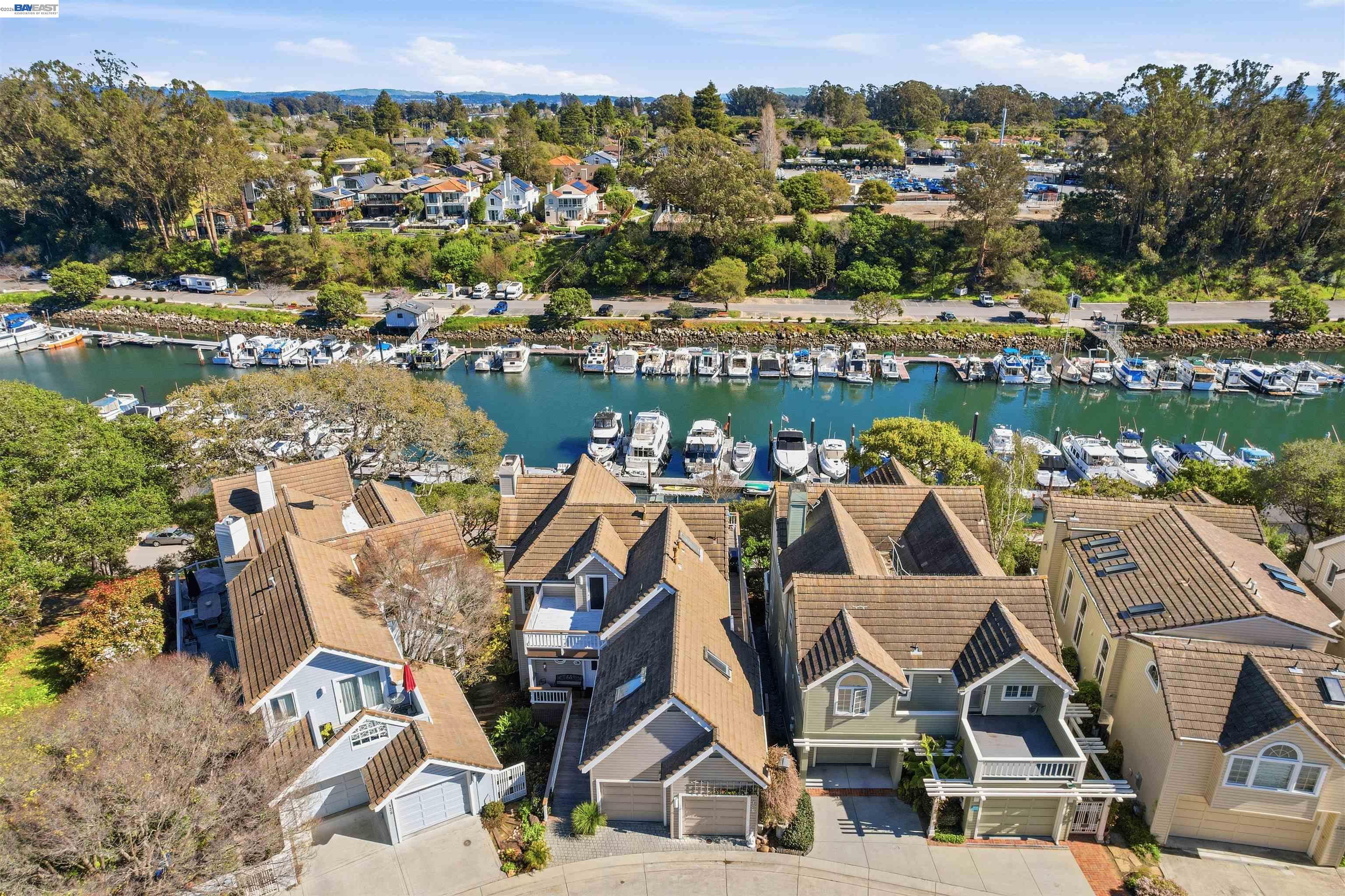 126 Frederick Street Santa Cruz, CA 95062 - Photo 40 of 60 an aerial view of a house with a lake view
