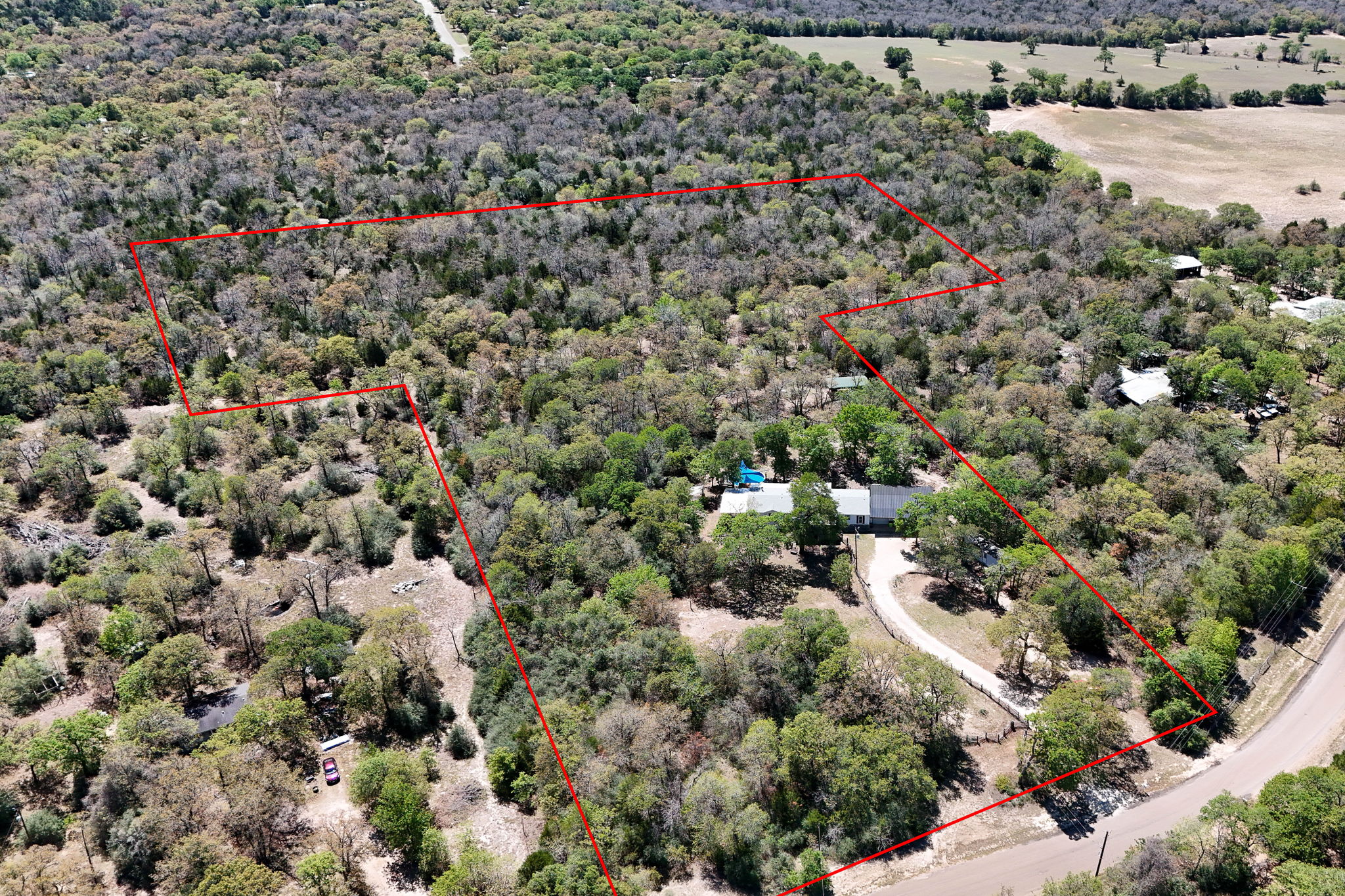 541 Hidden Oaks Drive Elgin, TX 78621 - Photo 37 of 40 These property lines are estimated