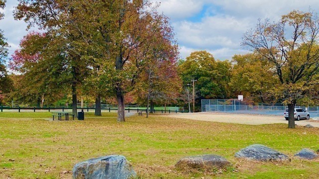 2 Touraine Street Worcester, MA 01604 - Photo 31 of 34 a swimming pool with outdoor seating and yard