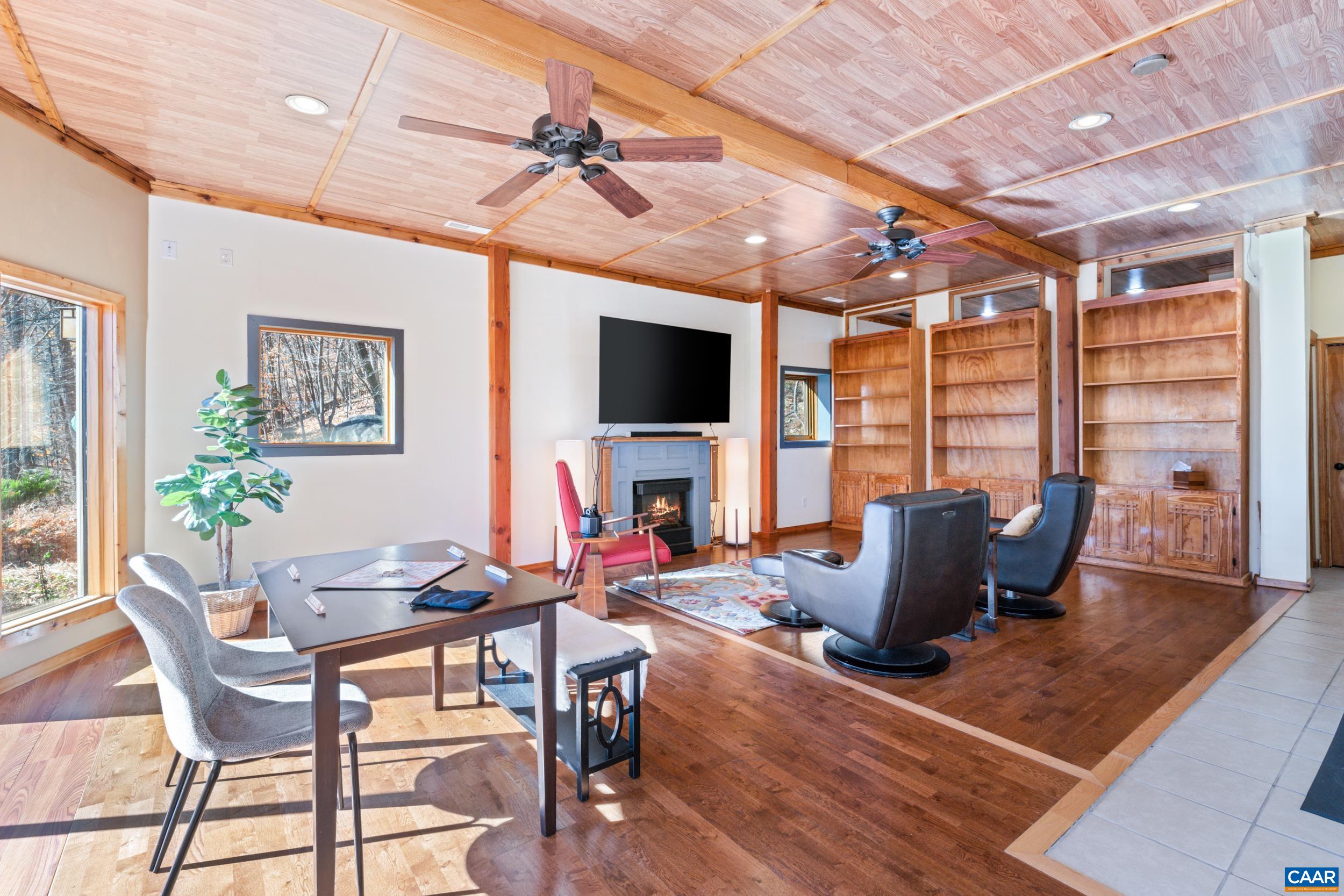 6696 Highlander Way Crozet, VA 22932 - Photo 54 of 71 a view of a dining room with furniture window and outside view