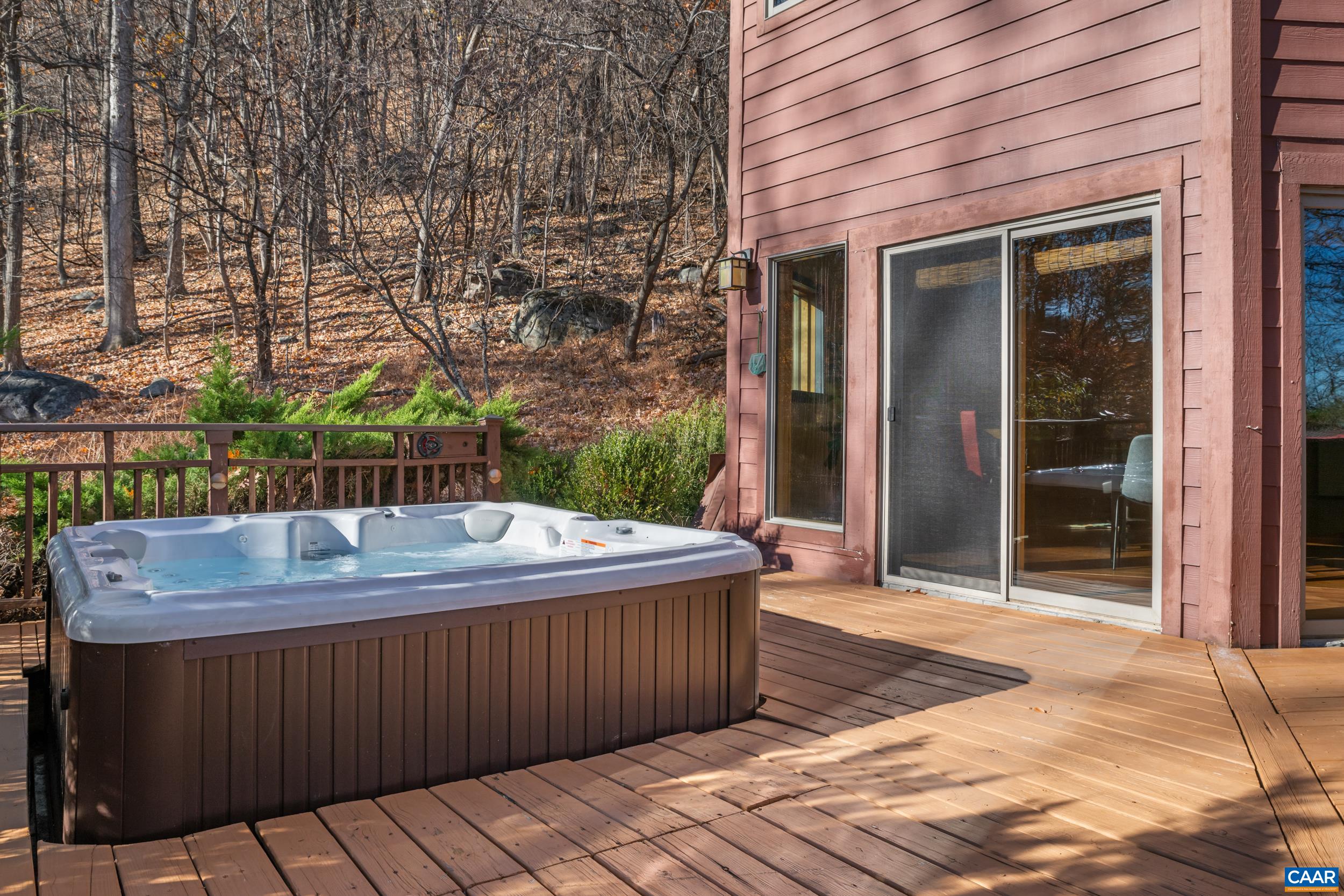 6696 Highlander Way Crozet, VA 22932 - Photo 57 of 71 a wooden floor with a outdoor space