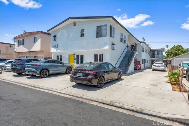 a car parked in front of house