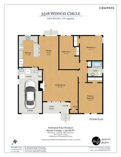 $1,698,000 | 3518 Winway Circle, San Mateo, CA 94403