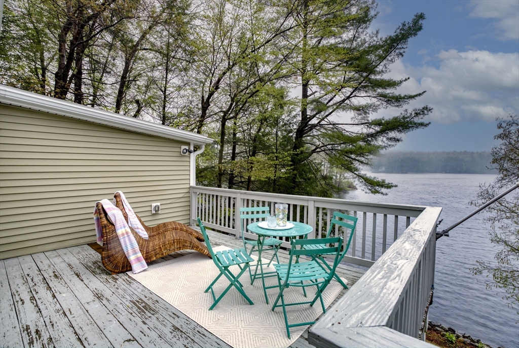 15 Log Cabin Road Ashburnham, MA 01430 - Photo 2 of 24 a view of deck with furniture and trees