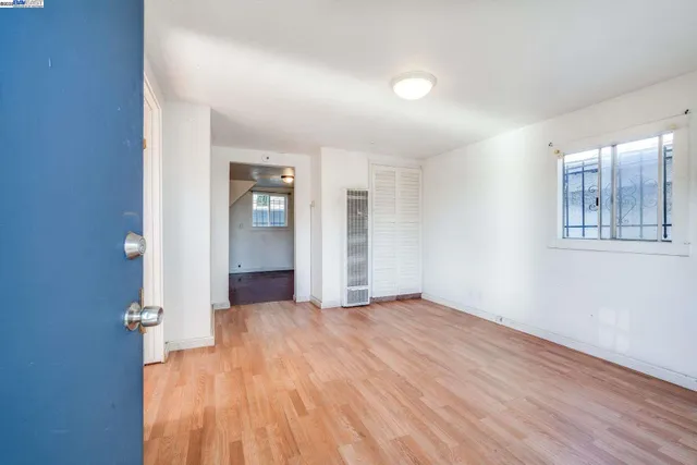 wooden floor in a room