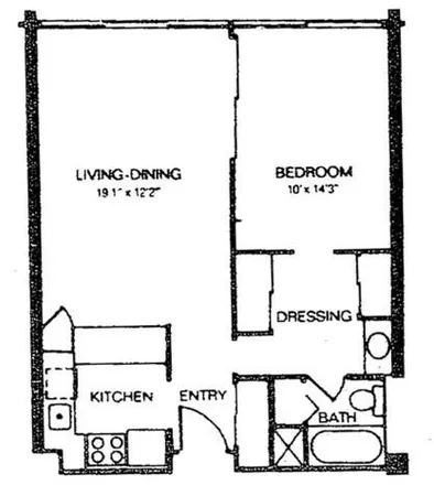 $1,600 | 55 South Kukui Street, Unit D1613, Honolulu, HI 96817