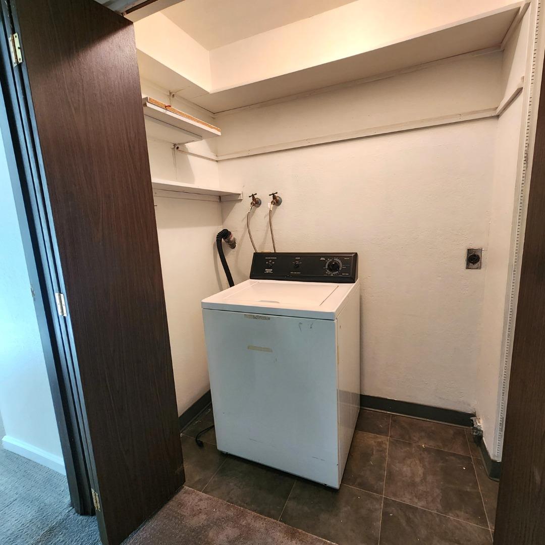 1500 Broadway, Unit 205 Burlingame, CA 94010 - Photo 19 of 24 a utility room with dryer and washer