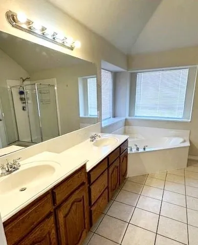 a bathroom with a sink a vanity and a mirror