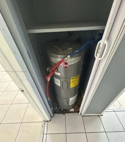 a view of storage and utility room