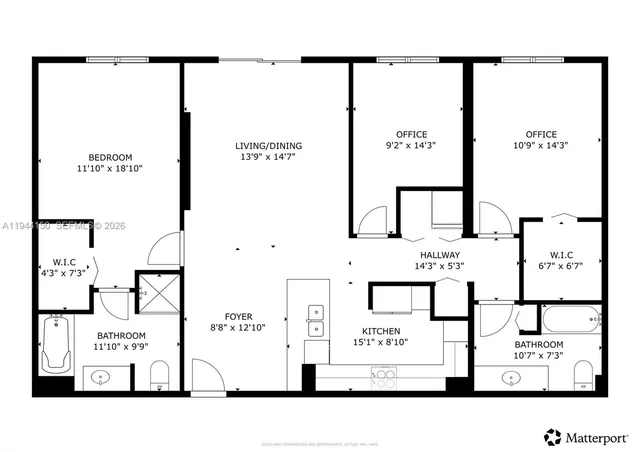 $618,000 | 2030 Douglas Road, Unit 511, Coral Gables, FL 33134