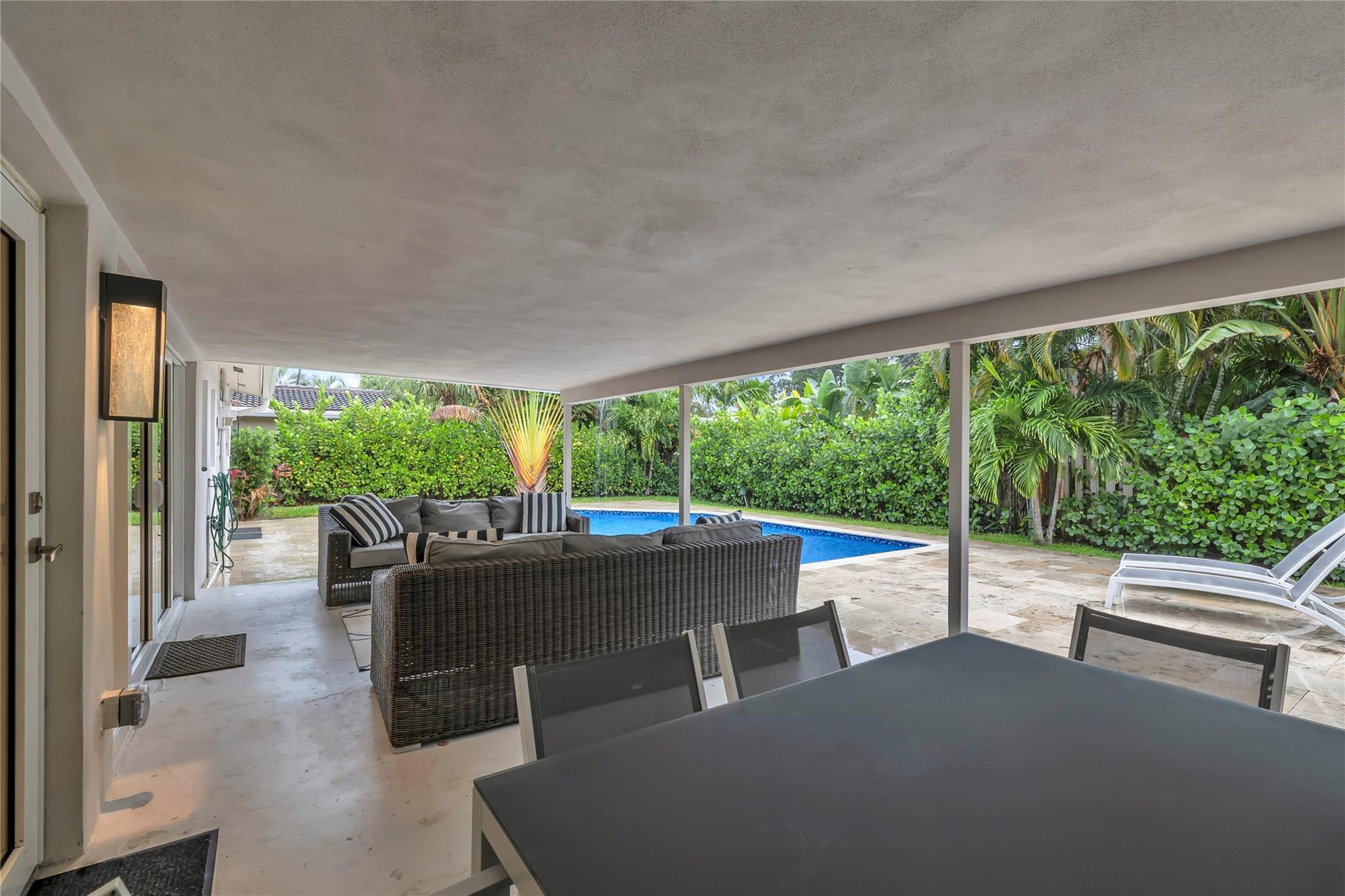 2120 Northeast 34th Court Lighthouse Point, FL 33064 - Photo 29 of 34 a view of a patio with porch