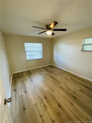 wooden floor in an empty room