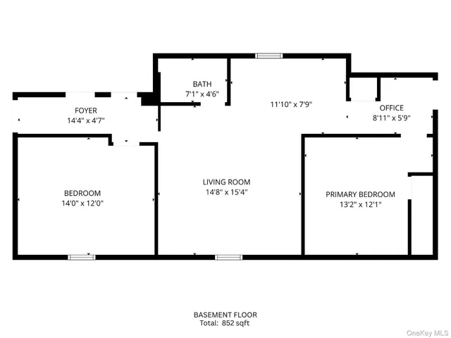 a picture of a floor plan