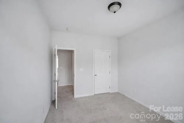 a view of a livingroom with closet