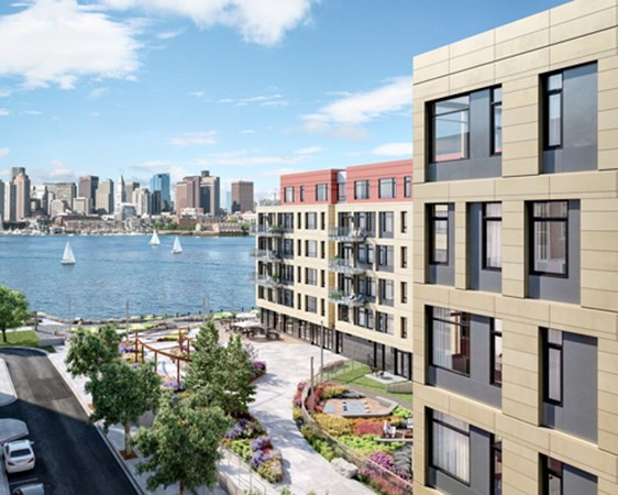 99 Sumner Street, Unit 306 Boston, MA 02128 - Photo 3 of 11 a view of a city with tall buildings