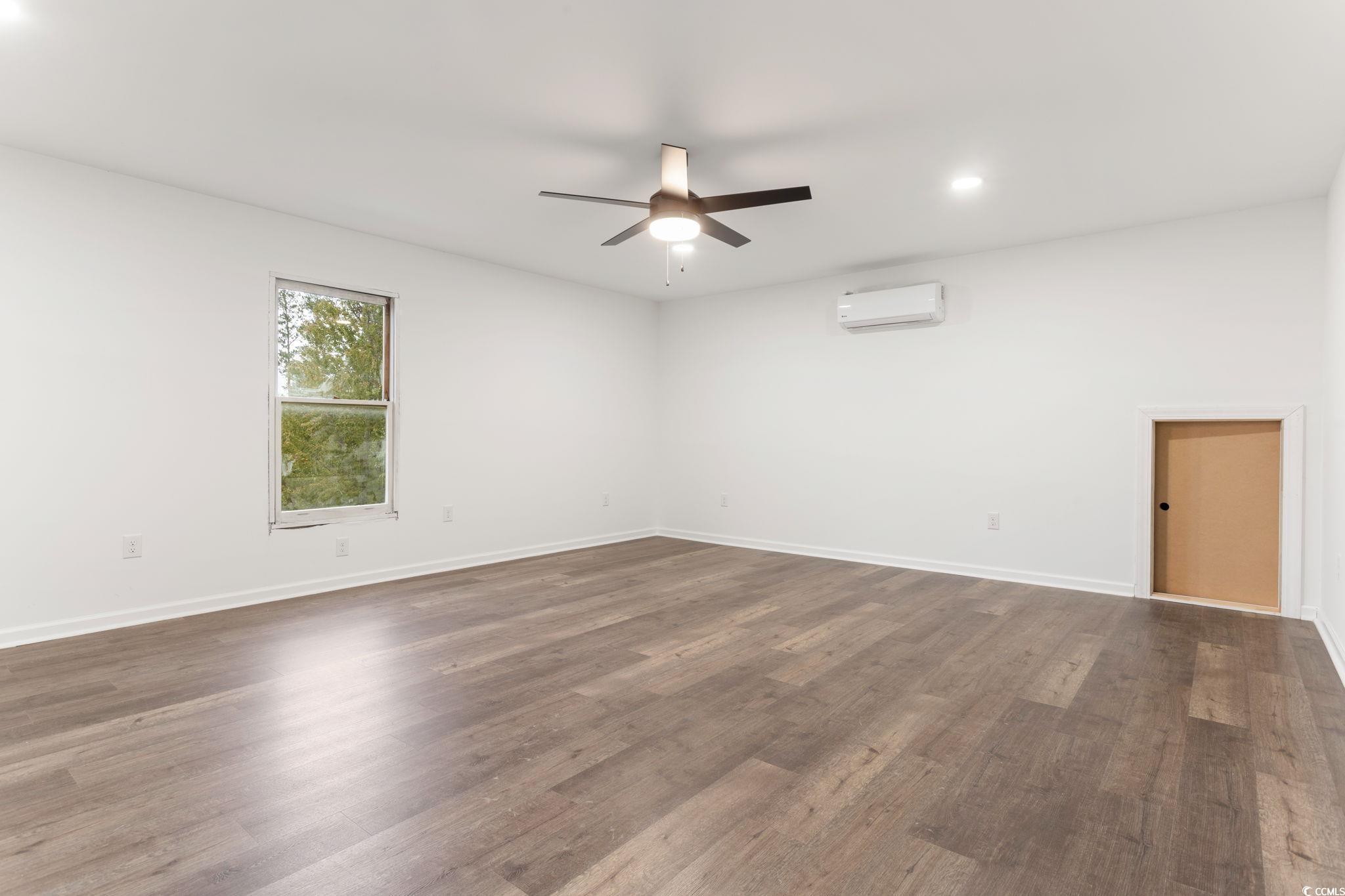 2321 Brick Drive Longs, SC 29568 - Photo 32 of 40 Unfurnished room featuring dark wood-type flooring, recessed lighting, and ceiling fan