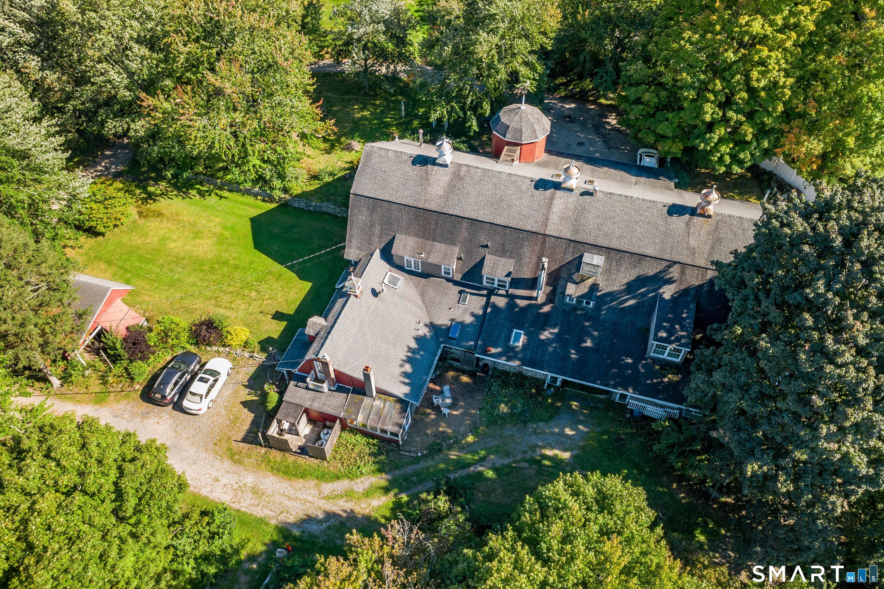16 Mt Nebo Road Newtown, CT 06470 - Photo 5 of 40 Drone of building layout, Unit 1A with parking.