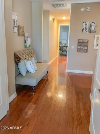 a spacious bedroom with a bed and furniture