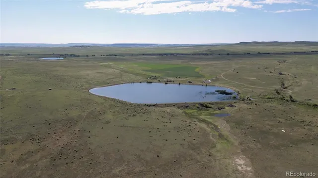 a view of a lake with a mountain