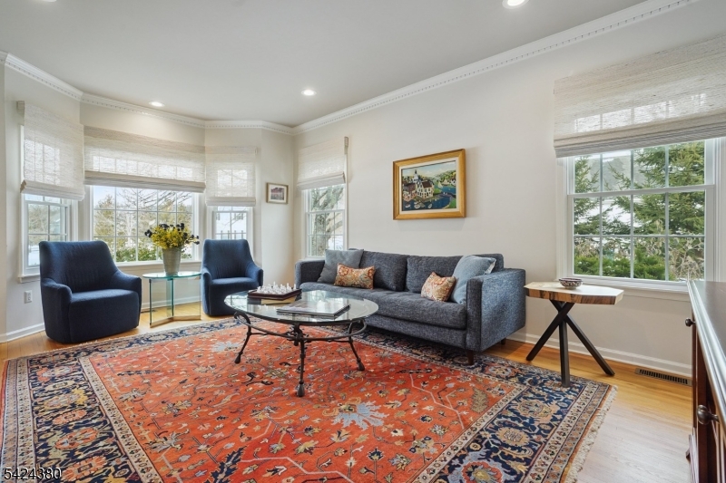 13 O'Brien Court Bedminster, NJ 07921 - Photo 21 of 50 a living room with furniture a rug and a large window