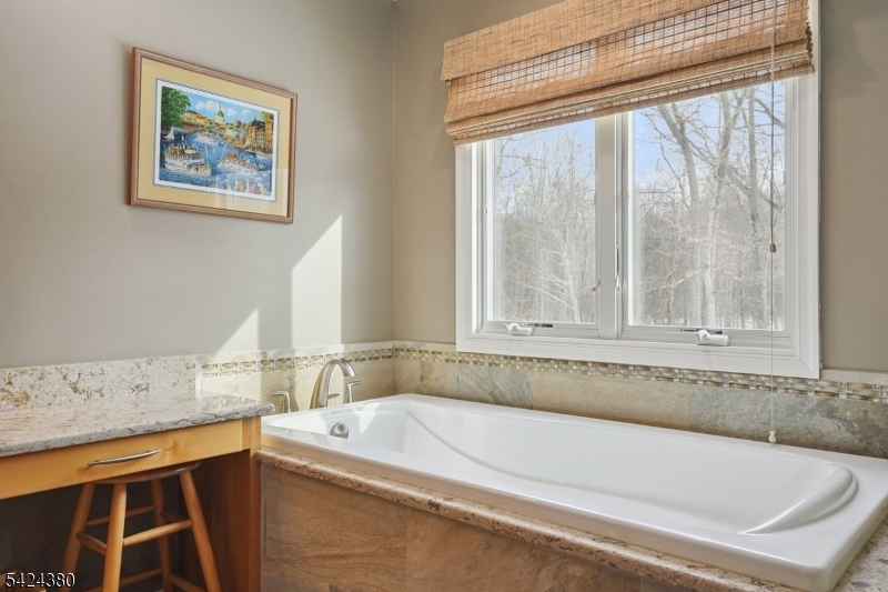13 O'Brien Court Bedminster, NJ 07921 - Photo 33 of 50 a bathroom with a bathtub and next to a window