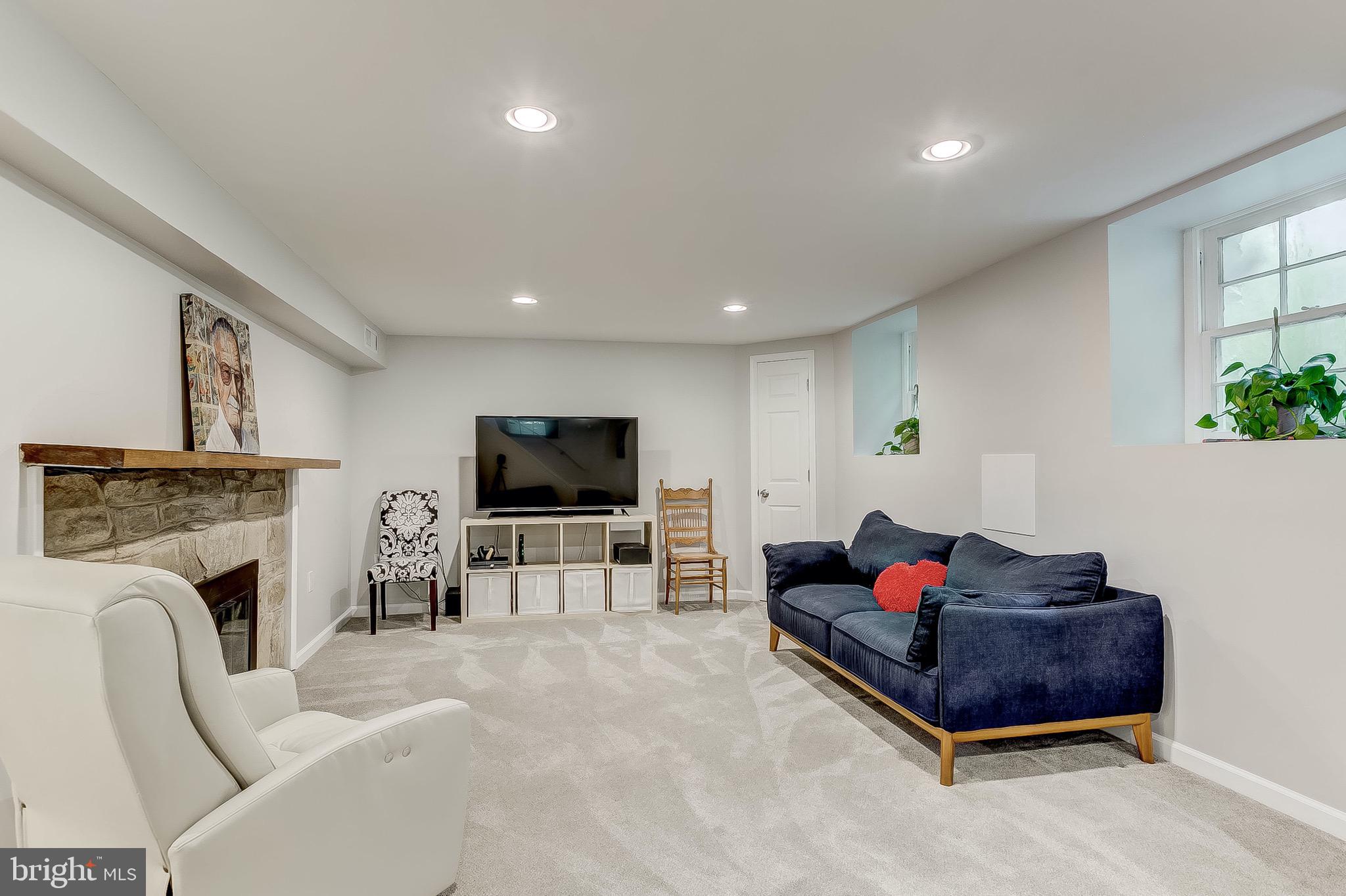 5707 Ridgedale Road Baltimore, MD 21209 - Photo 36 of 56 Finished Lower Level with Natural Light