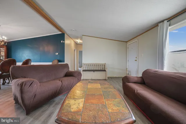 a living room with a couch and a coffee table