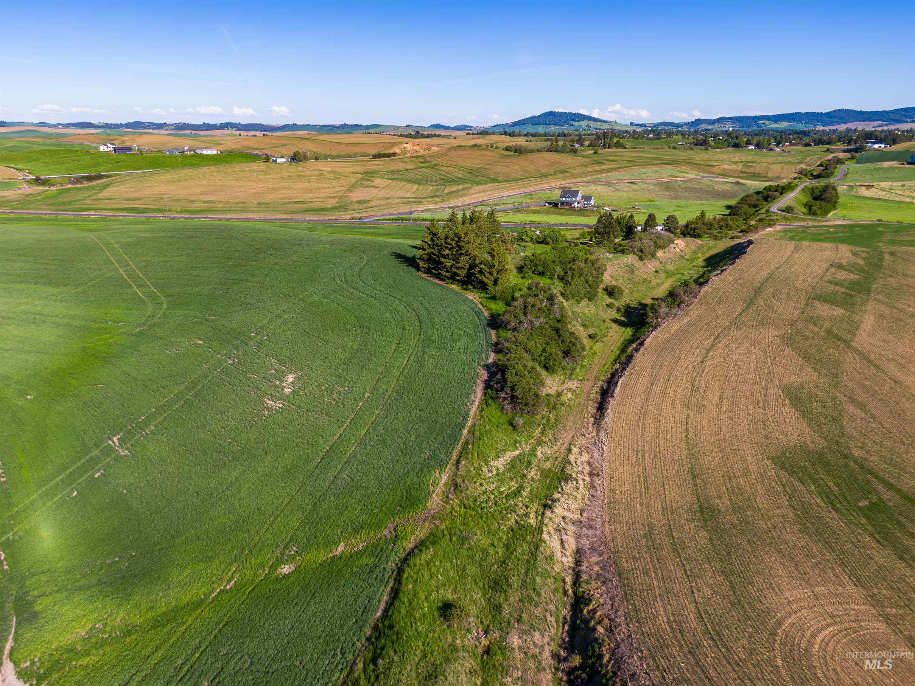 Tbd/000 Mix Road Moscow, ID 83843 - Photo 20 of 31 Aerial view of property and surrounding area featuring mountains