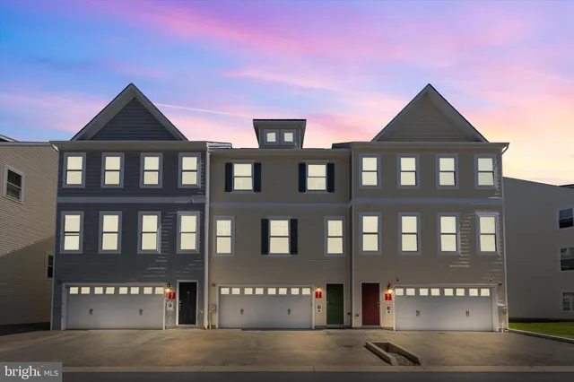 a front view of a building