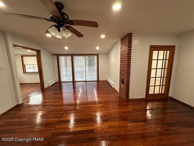 5130 Walnut Lane Kunkletown, PA 18058 - Photo 11 of 27 a view of an empty room with wooden floor and a window