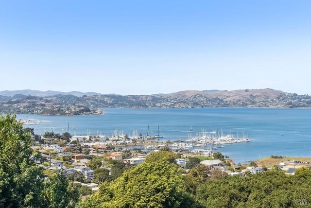 a view of lake with mountain