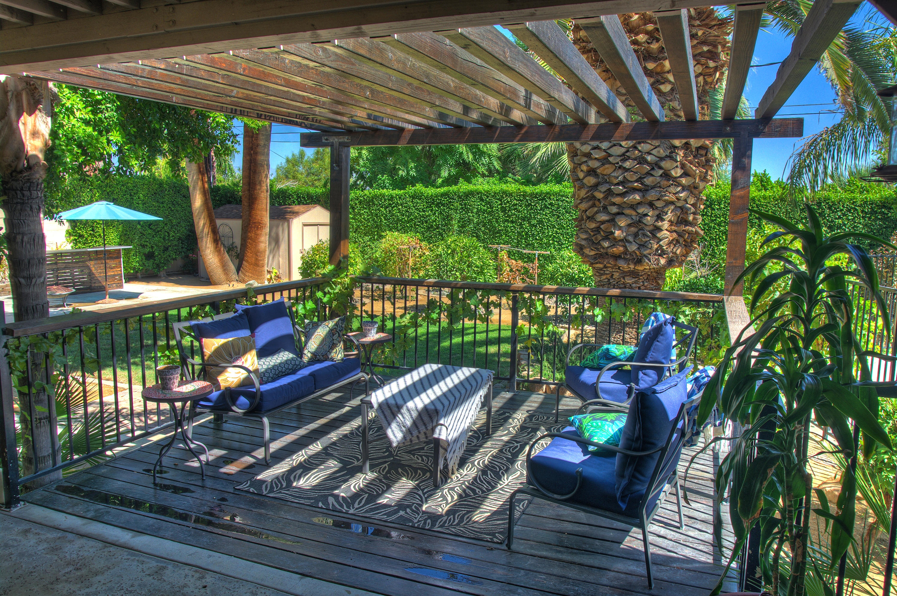 68446 Terrace Road Cathedral City, CA 92234 - Photo 59 of 81 a view of a chairs and table in a patio