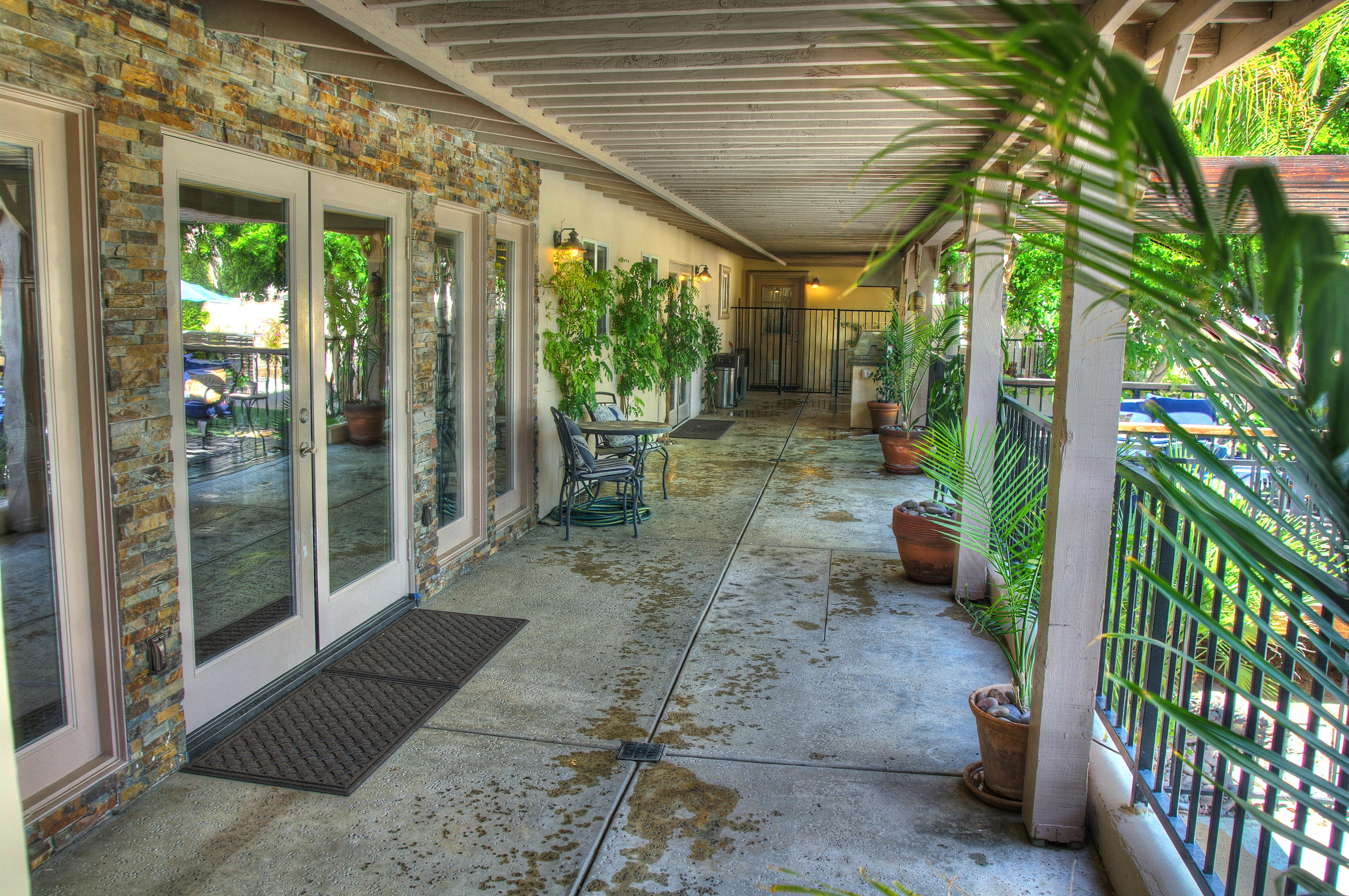 68446 Terrace Road Cathedral City, CA 92234 - Photo 60 of 81 a view of a porch with furniture and floor