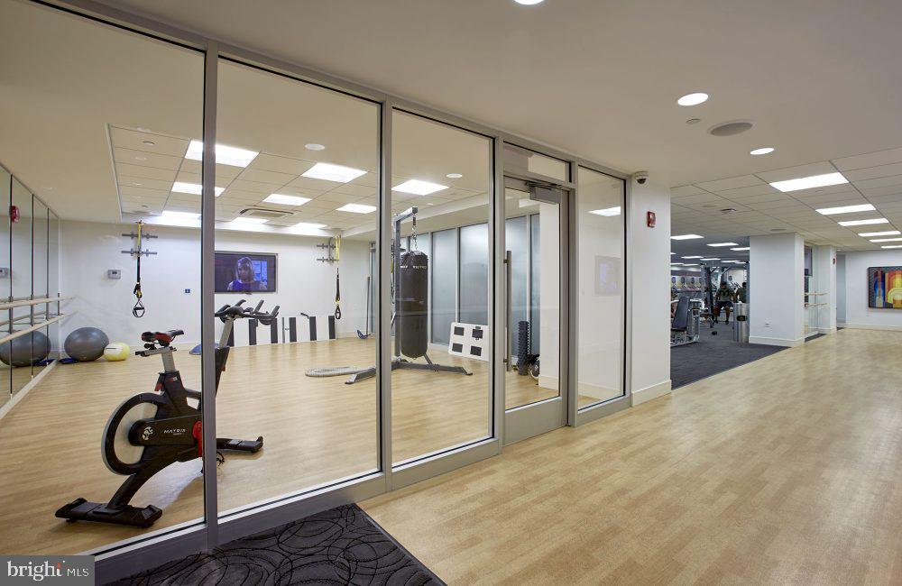1616 Walnut Street, Unit 3B2110 Philadelphia, PA 19103 - Photo 21 of 28 a view of a room with gym equipment