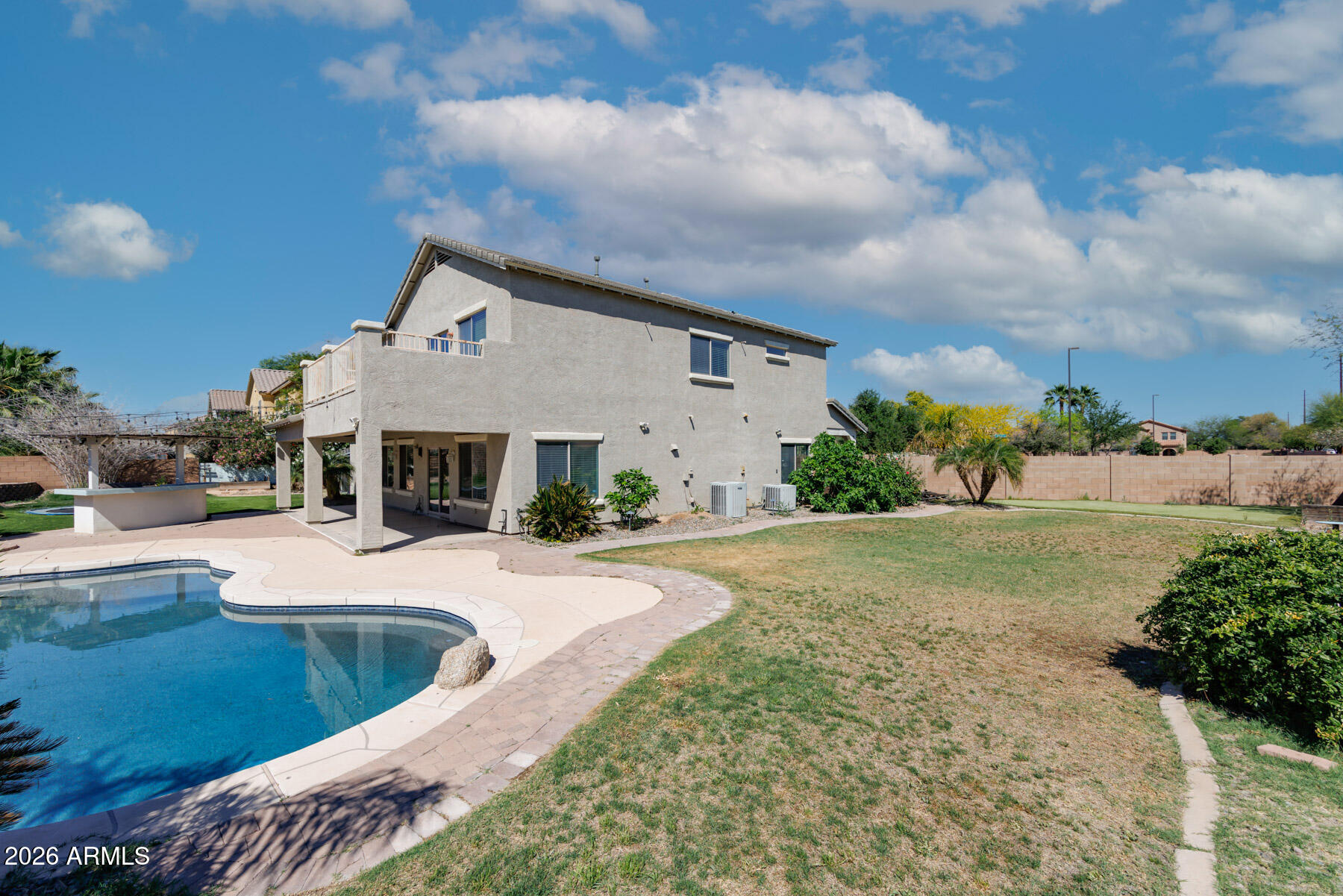 3167 East Powell Way Gilbert, AZ 85298 - Photo 35 of 39 a view of a house with a yard