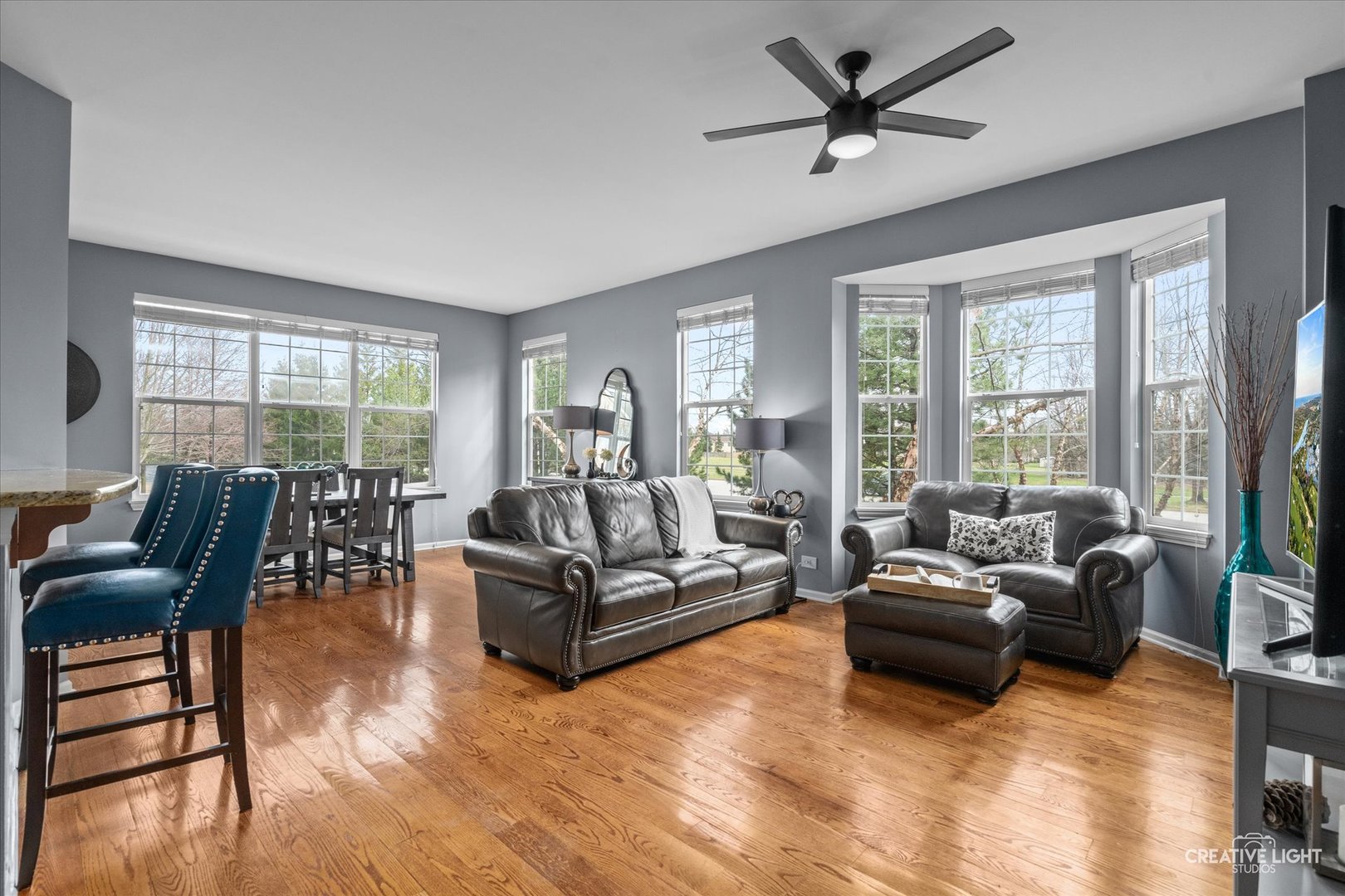 394 Broadmoor Lane Bartlett, IL 60103 - Photo 4 of 18 a living room with furniture and a large window