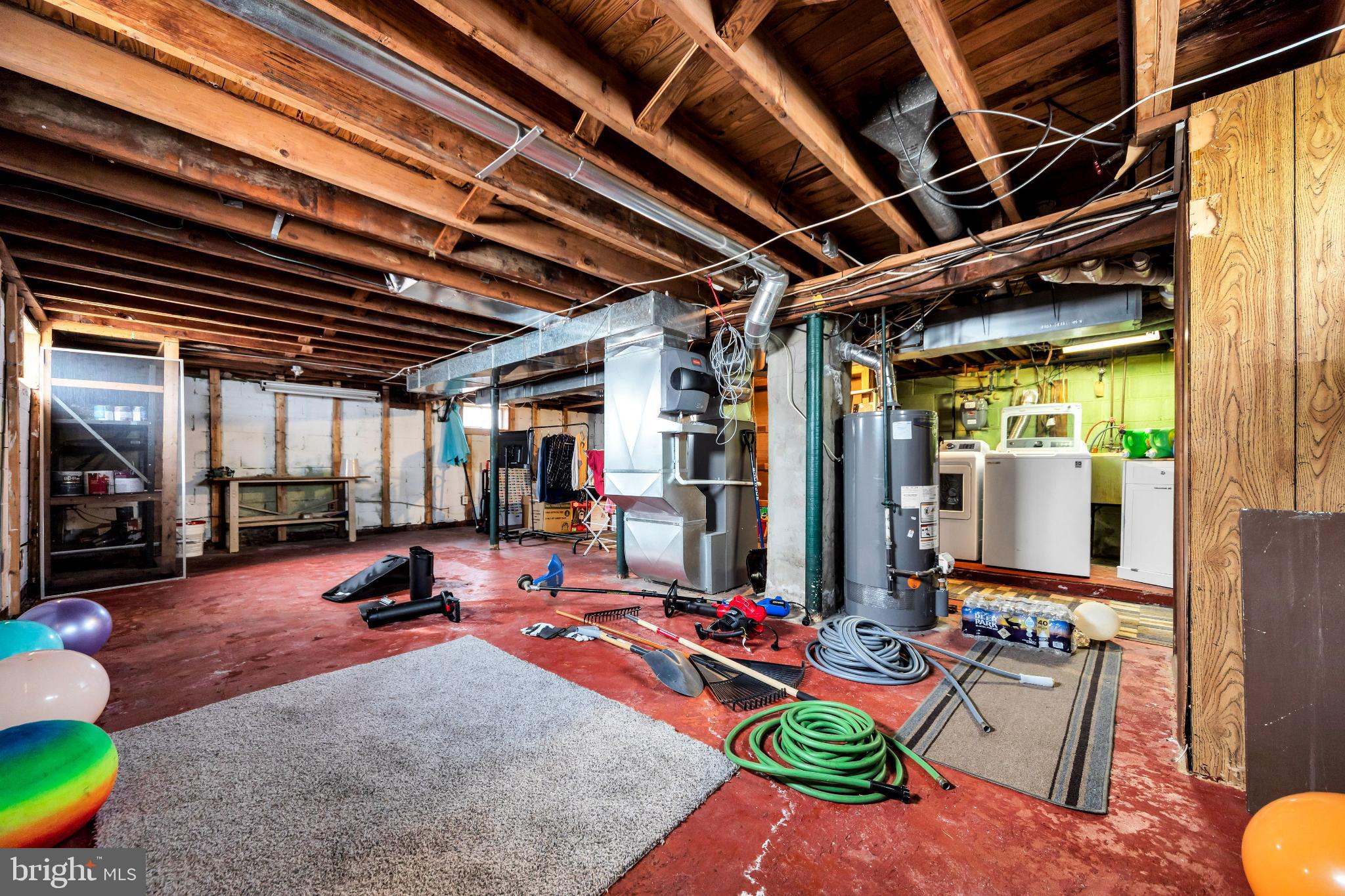 205 Warren Avenue Bellmawr, NJ 08031 - Photo 19 of 25 Spacious unfinished basement with potential.