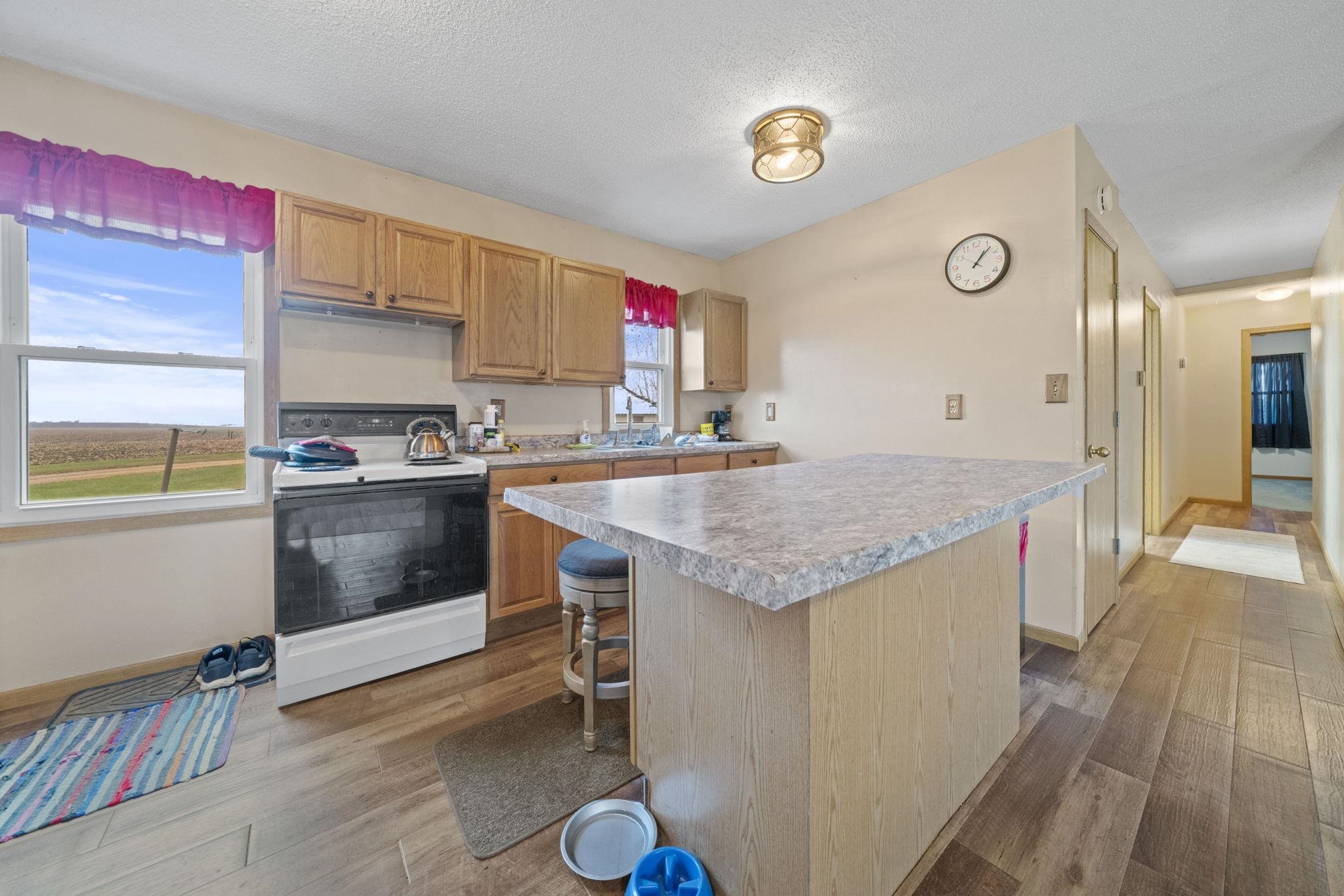 1684 North Mt Morris Road Mount Morris, IL 61054 - Photo 21 of 44 a kitchen with a sink stove and cabinets