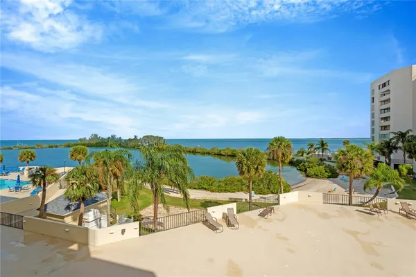 an outdoor space with patio