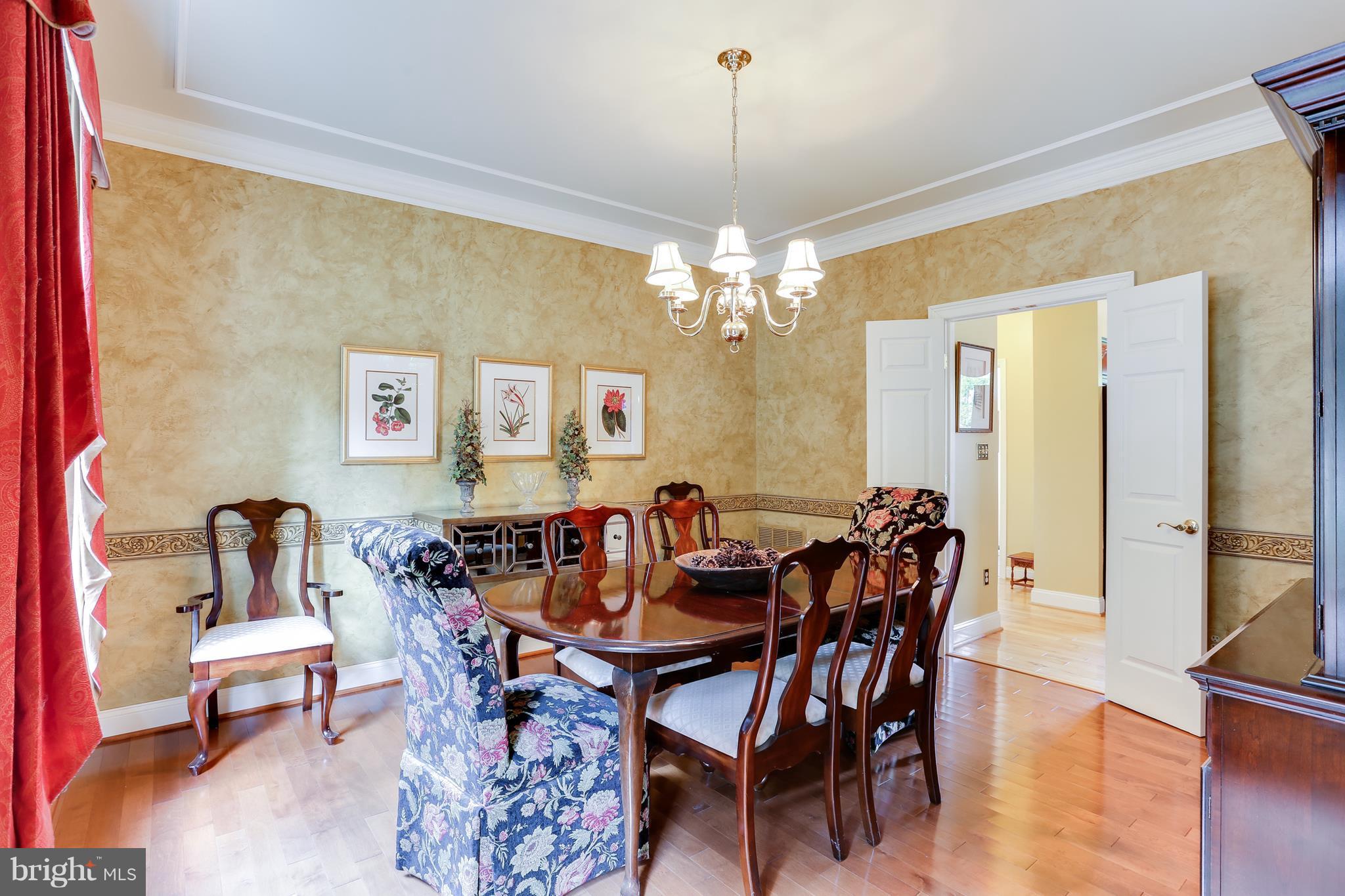 9714 Starling Road Ellicott City, MD 21042 - Photo 8 of 30 Dining Room With Hardwood Floors