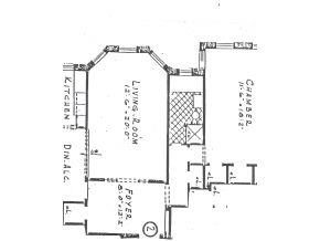 9437 Shore Road, Unit B2 Brooklyn, NY 11209 - Photo 9 of 9 Floor Plan 875 SF