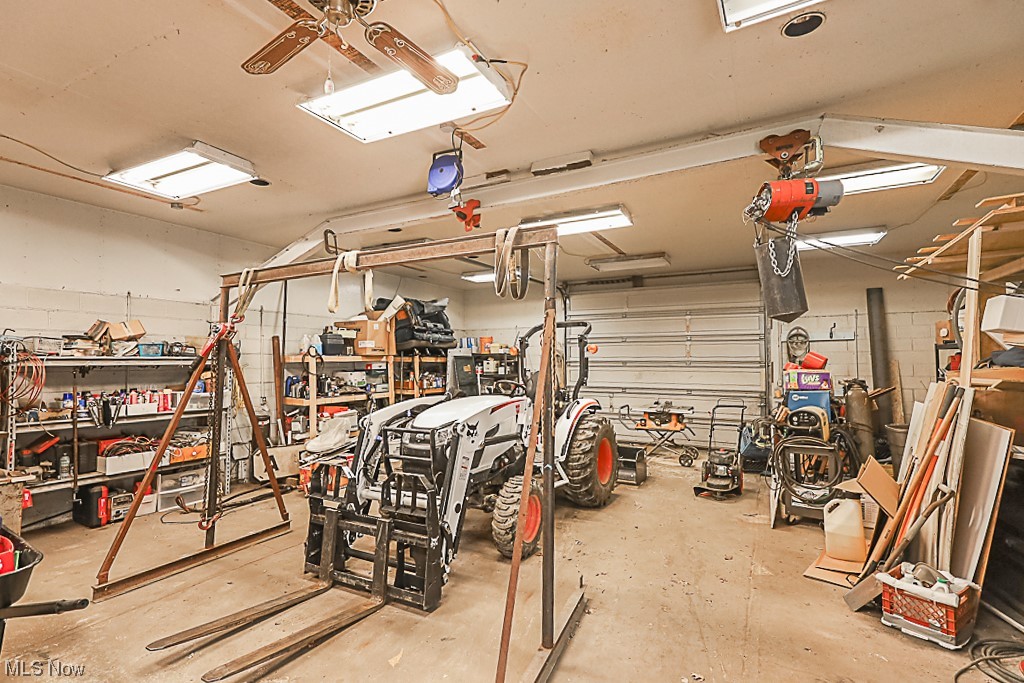 9220 Avon Belden Road North Ridgeville, OH 44039 - Photo 32 of 35 Interior of garage - has second floor storage above