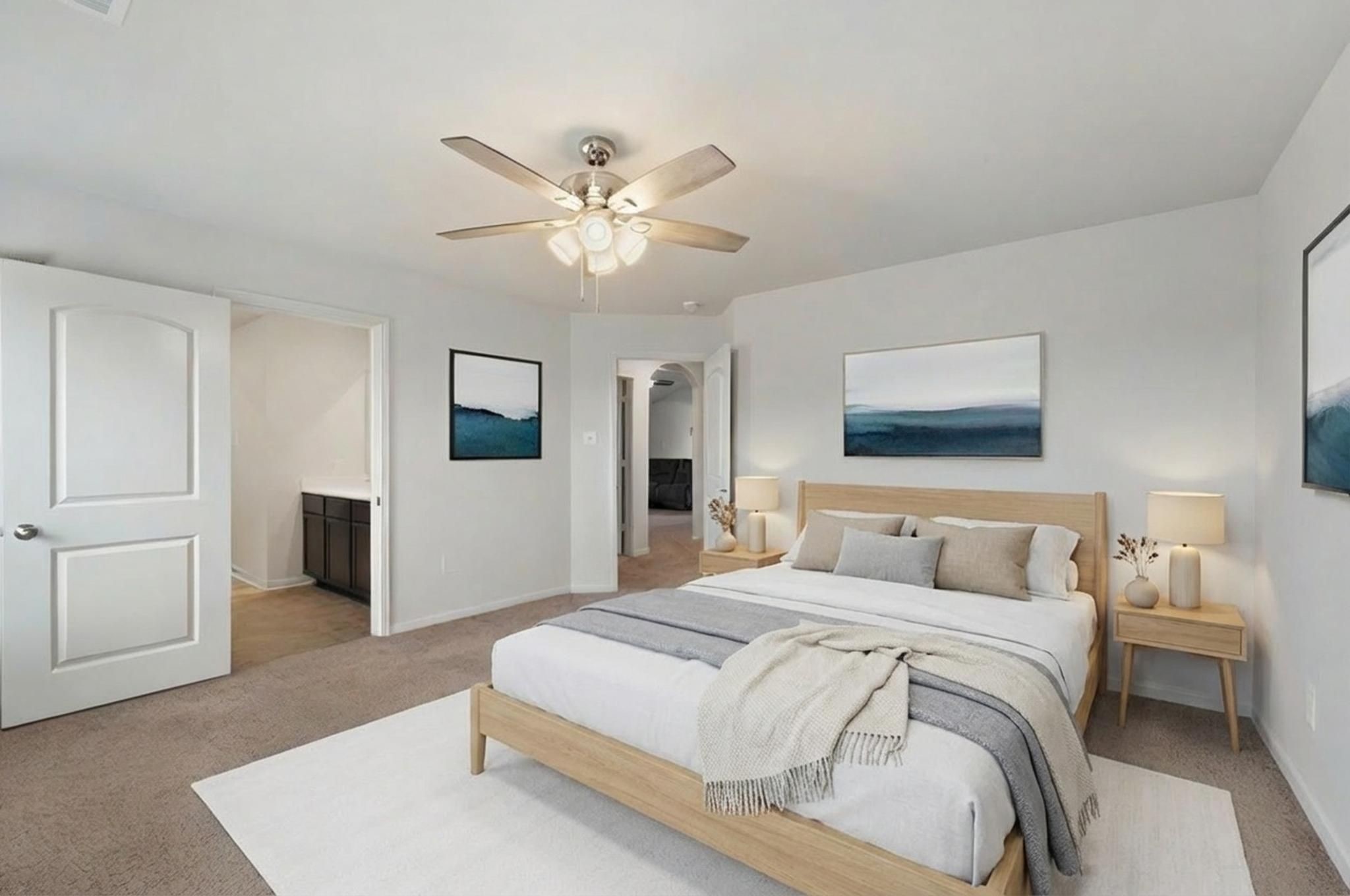 2148 Mule Ridge Drive Katy, TX 77493 - Photo 2 of 16 Primary bedroom - Full View. Virtually staged