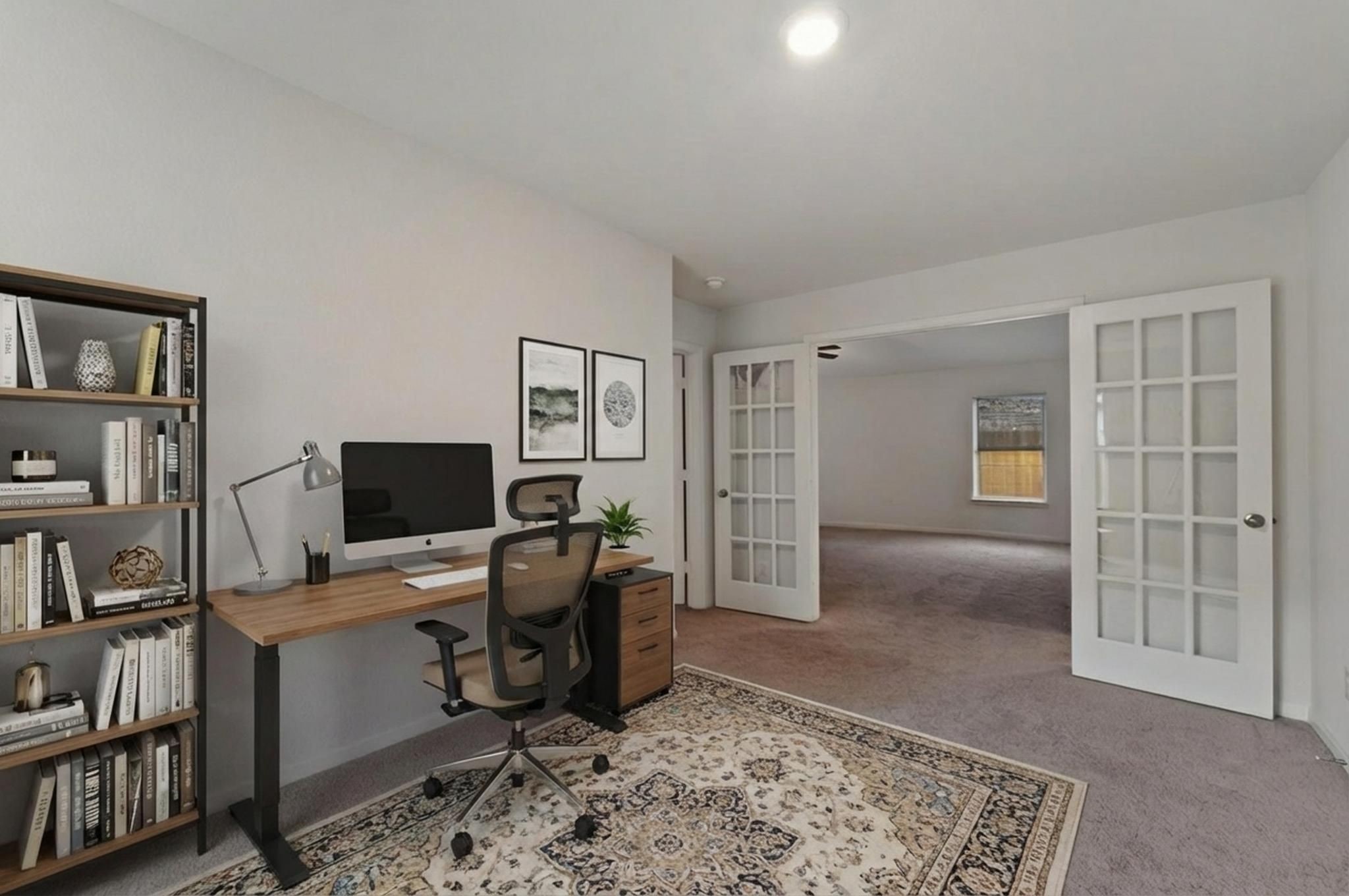 2148 Mule Ridge Drive Katy, TX 77493 - Photo 4 of 16 Home/Office study. It can be a kids' playroom as well! Virtually staged