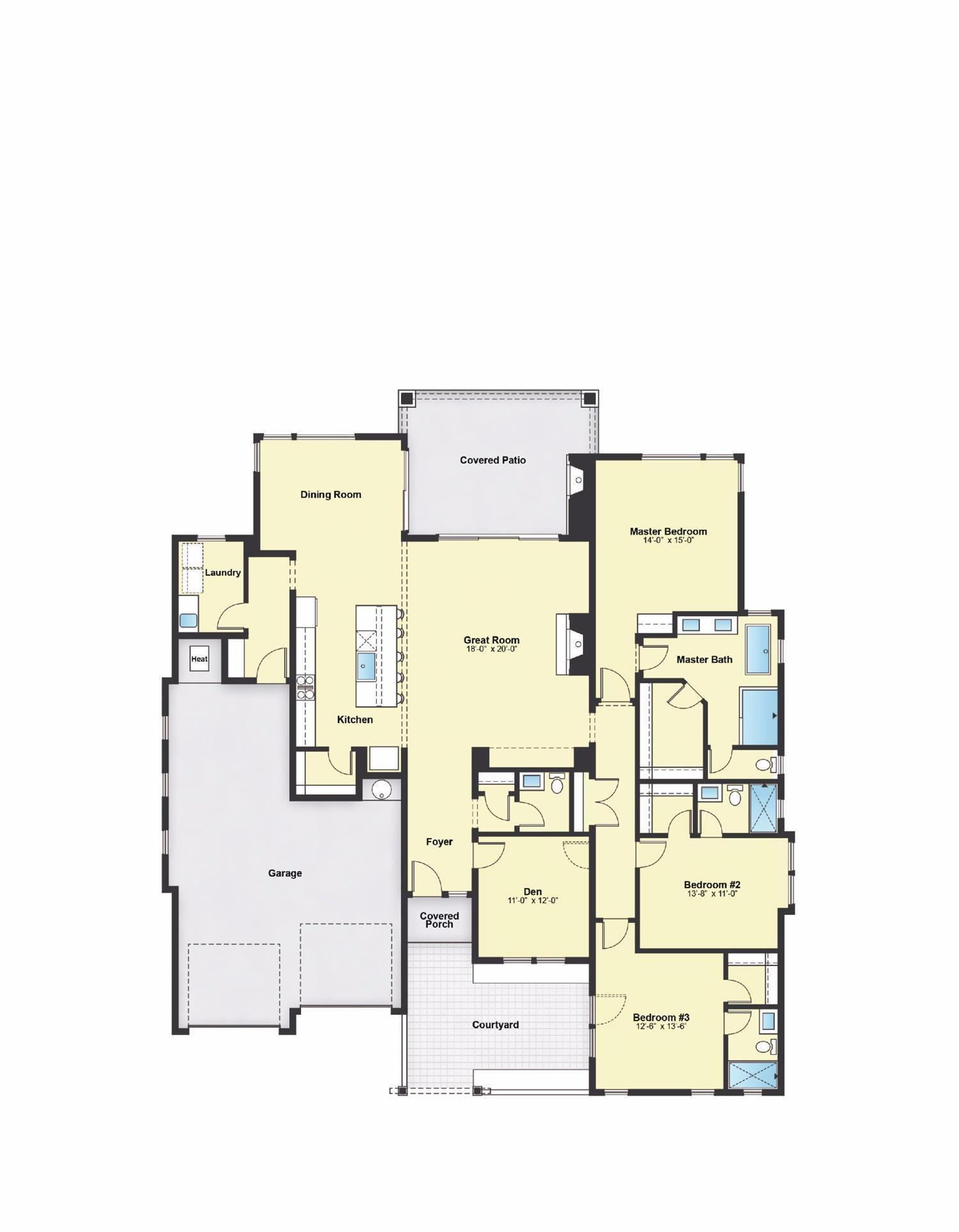 19295 Alianna Loop Bend, OR 97702 - Photo 17 of 17 Floor plan of The Mountainside