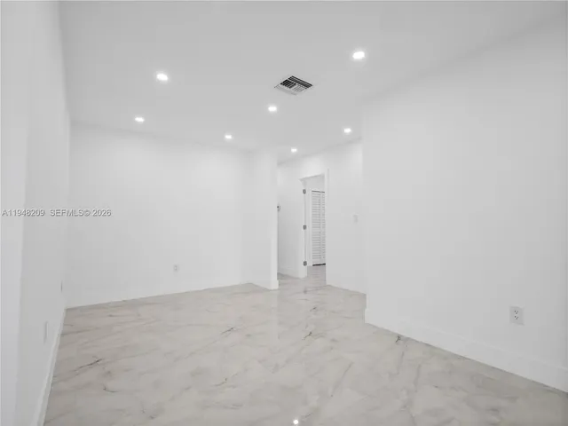 a view of an empty room