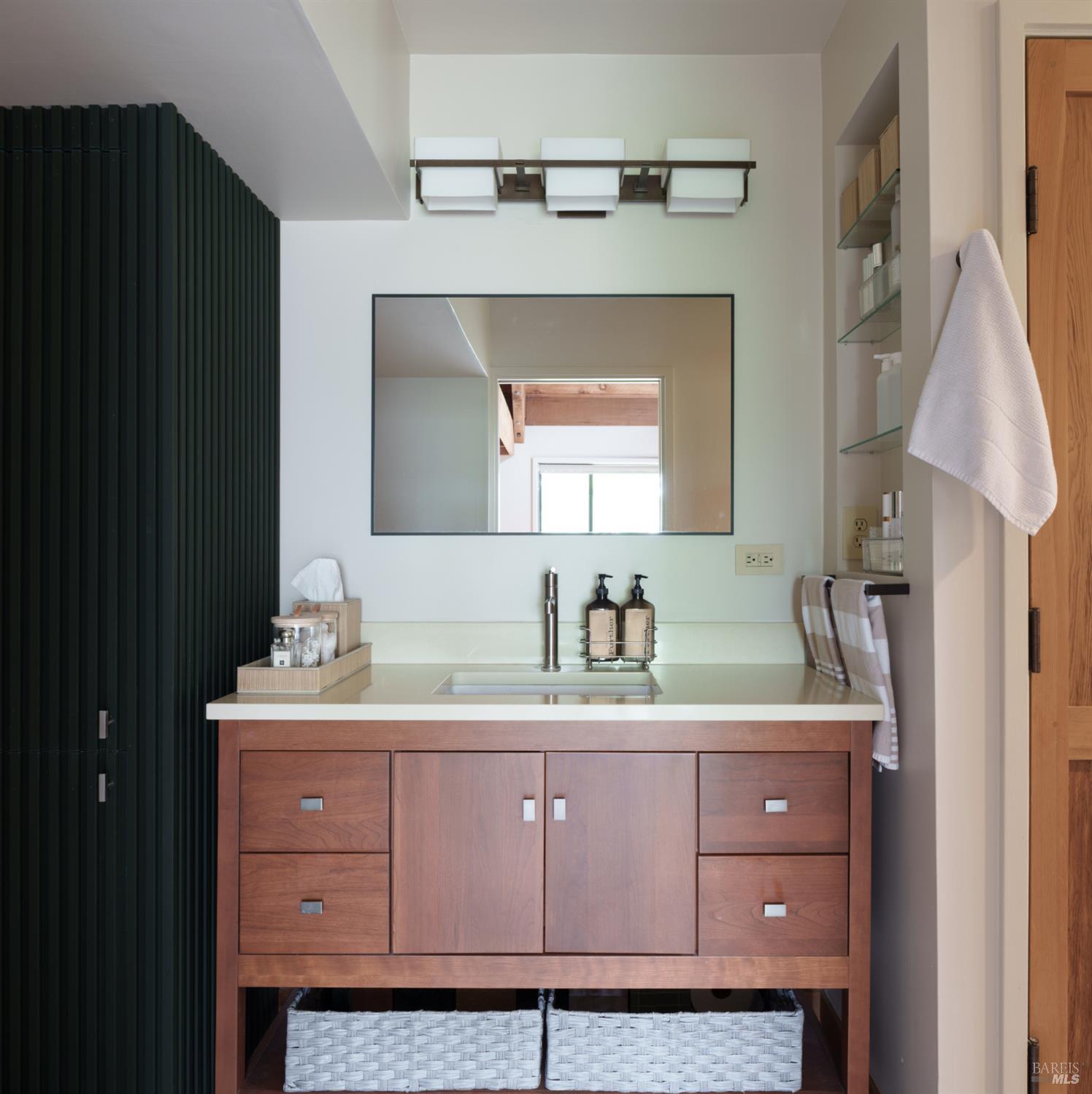 35925 Seaward Reach The Sea Ranch, CA 95497 - Photo 20 of 38 Remodeled Primary bath, showcases simplicity and natural materials.