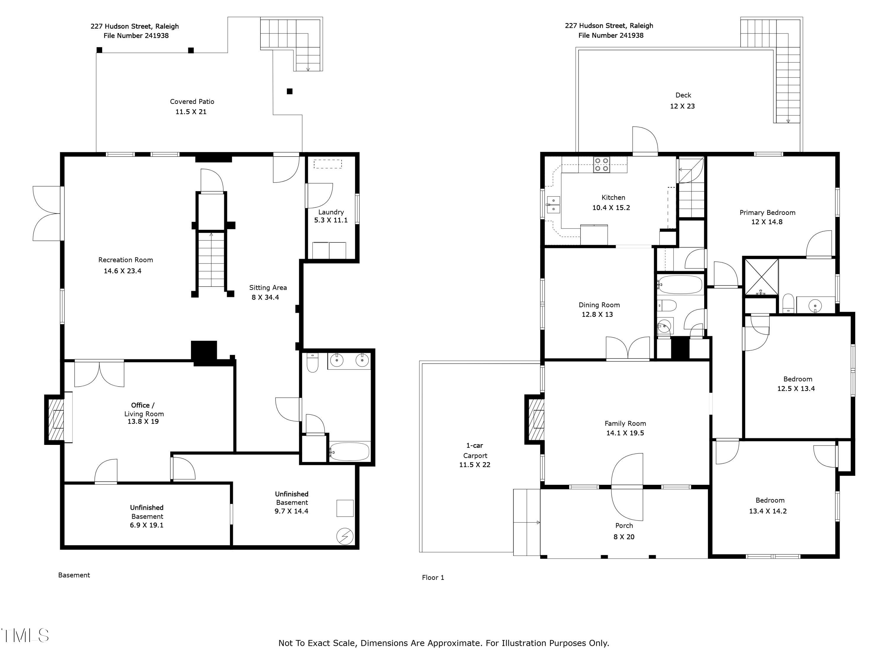 227 Hudson Street Raleigh, NC 27608 - Photo 43 of 43 Floorplan - 227 Hudson