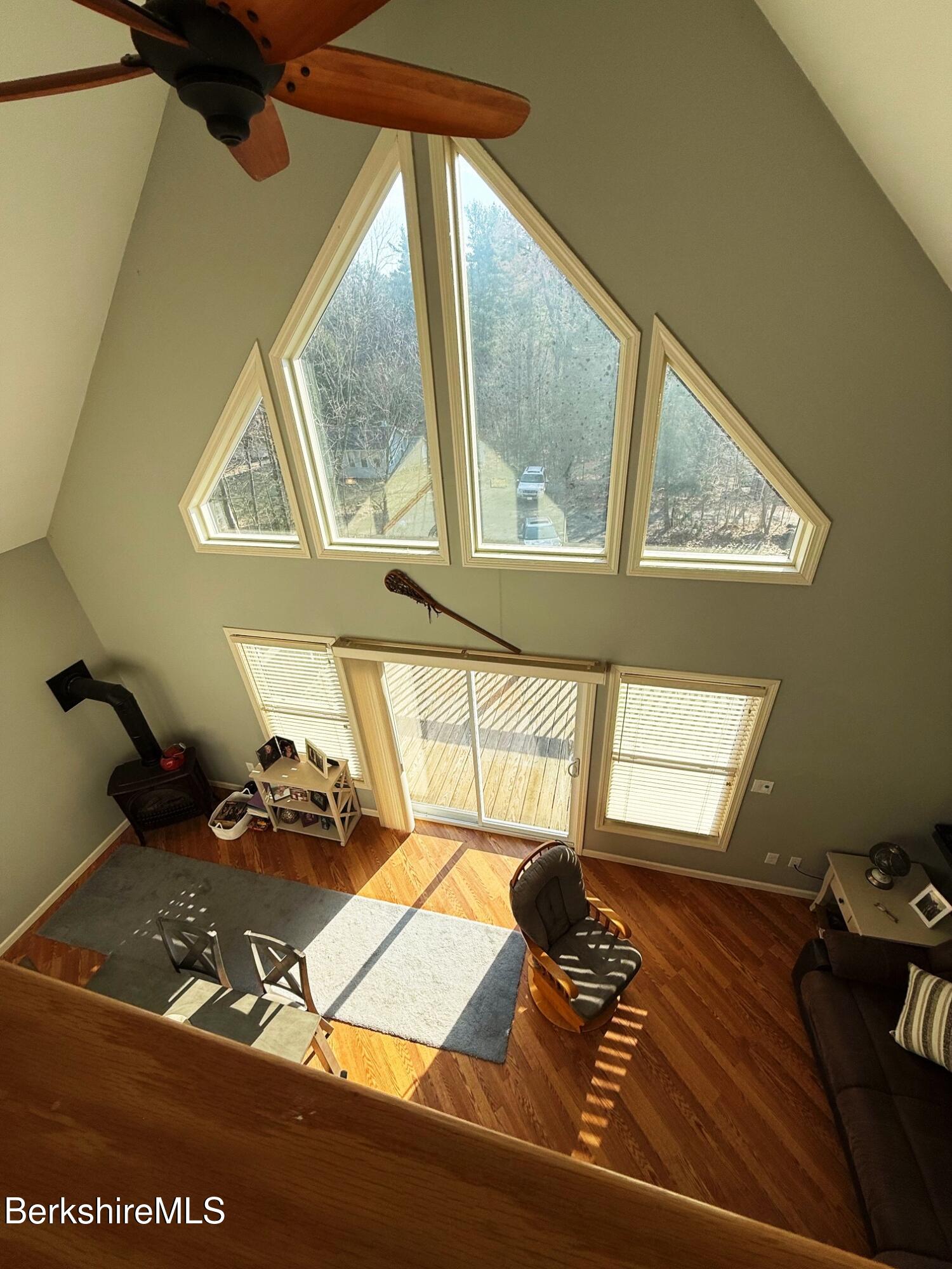 120 Rainbow Road East Otis, MA 01029 - Photo 24 of 32 looking down from bedroom