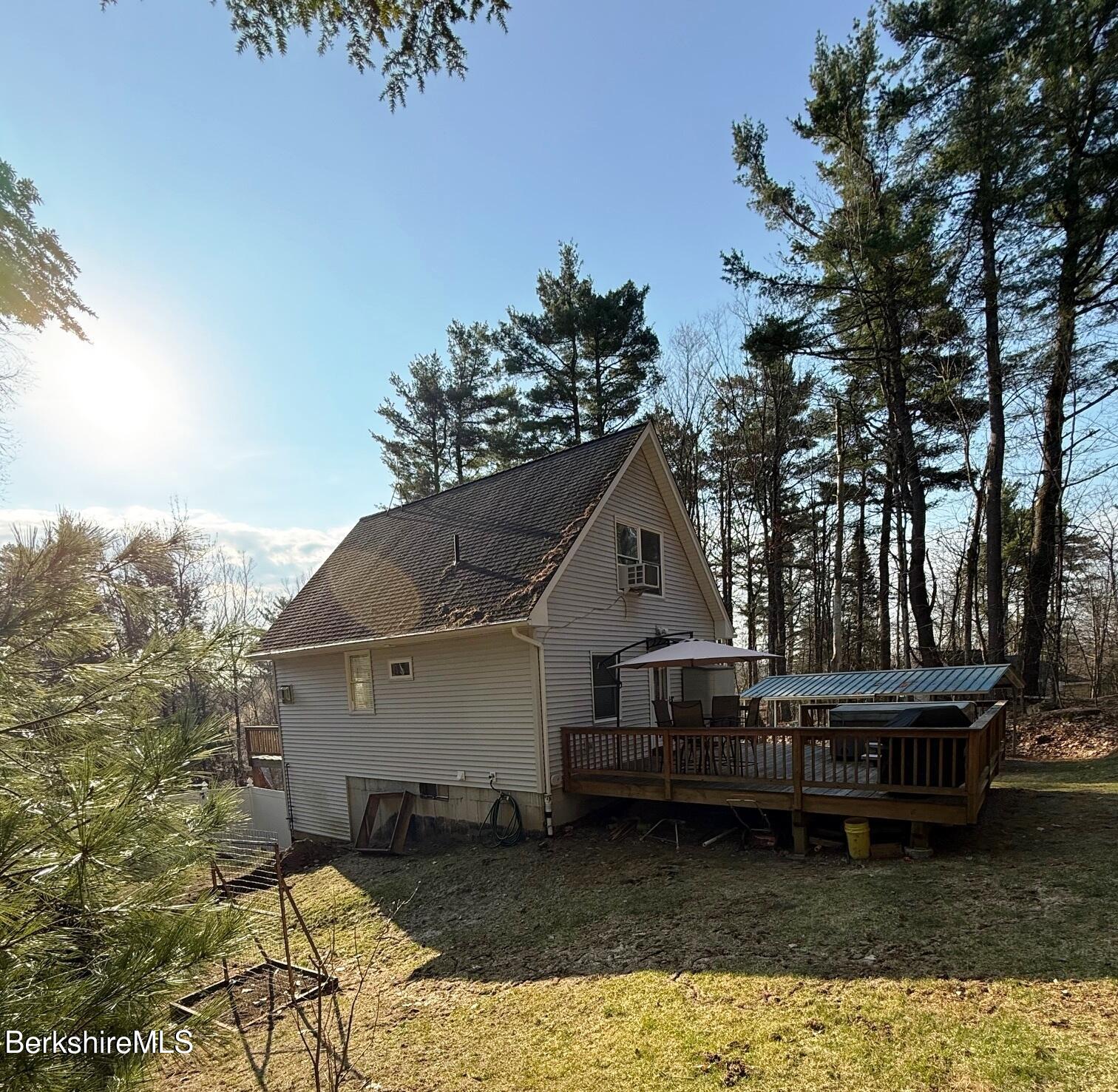 120 Rainbow Road East Otis, MA 01029 - Photo 4 of 32 backside of home